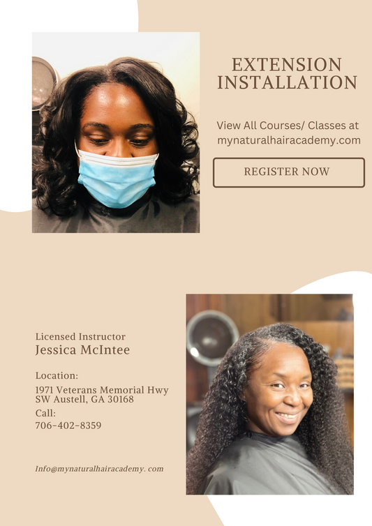 EXTENSION INSTALLATION (TAUGHT BY LICENSE INSTRUCTOR)