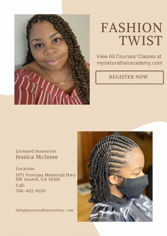 FASHION TWIST COURSE (TAUGHT BY LICENSE INSTRUCTOR)