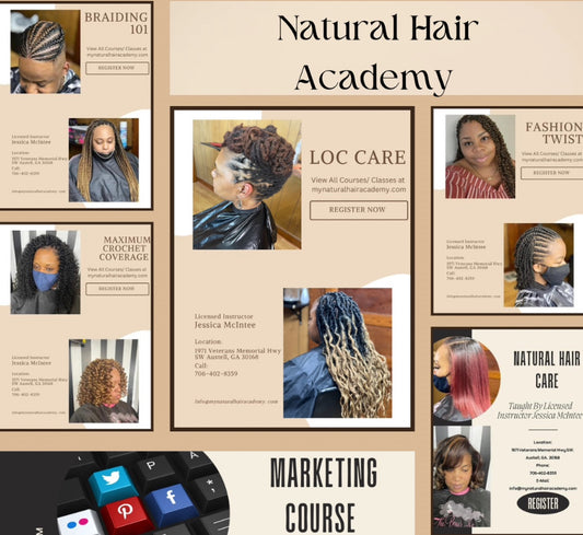 HAIR & BUSINESS MANAGEMENT (TAUGHT BY LICENSE INSTRUCTOR & MBA GRADUATE)